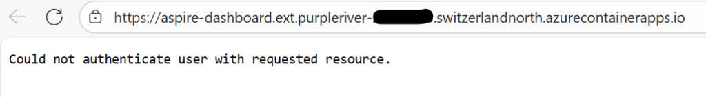 [Headache Prevention] Workaround for the error “Could not authenticate ...